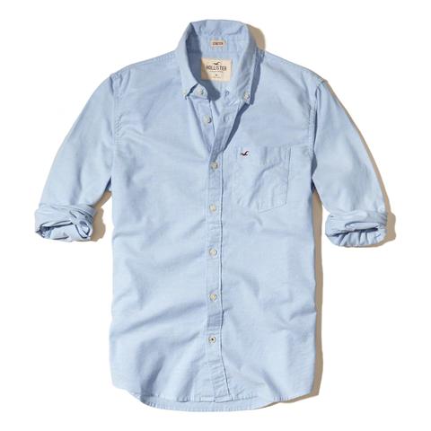 Stretch Oxford Shirt from Hollister on 