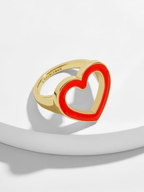 Ambre Heart Statement Ring