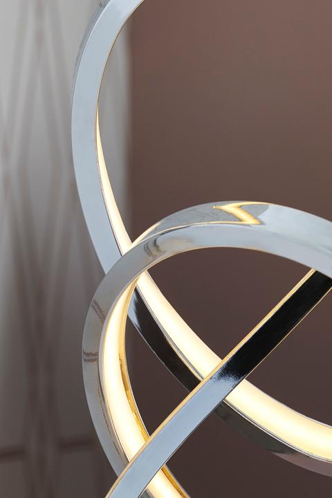 led sculptural touch table lamp