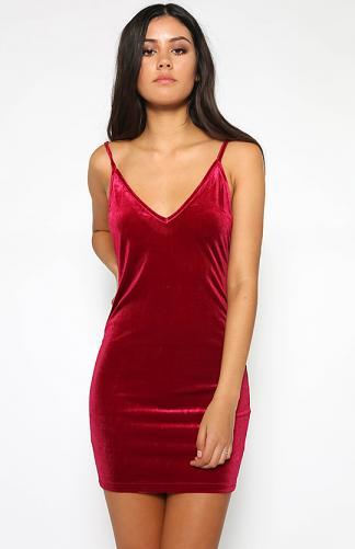 only velvet dress