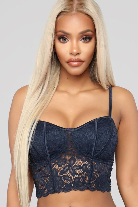 Love Me Maybe Bralette - Navy