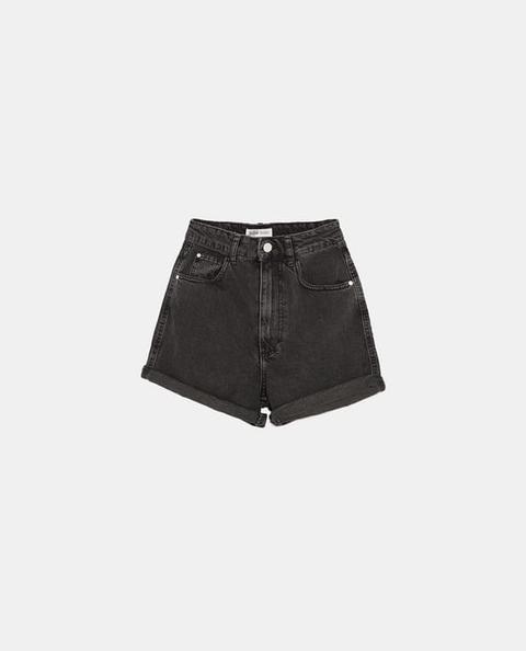 Mom-fit Bermuda Shorts