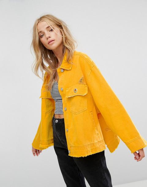 Bershka Oversized Denim Jacket