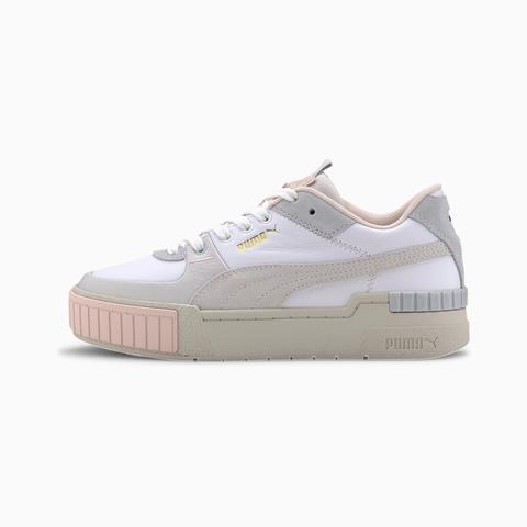 Chaussure Basket Cali Sport Mix Pour Femme, Blanc, Taille 36, Chaussures