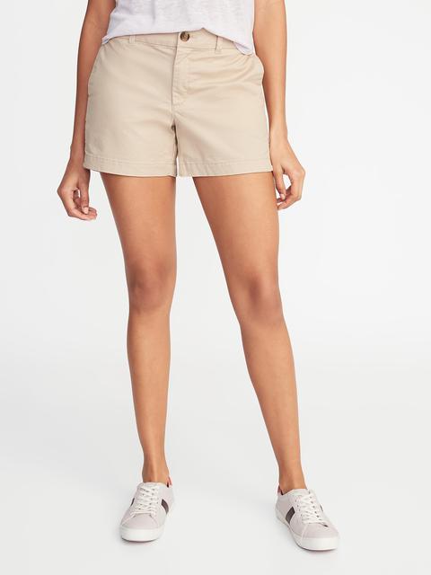 women's 5 inch khaki shorts