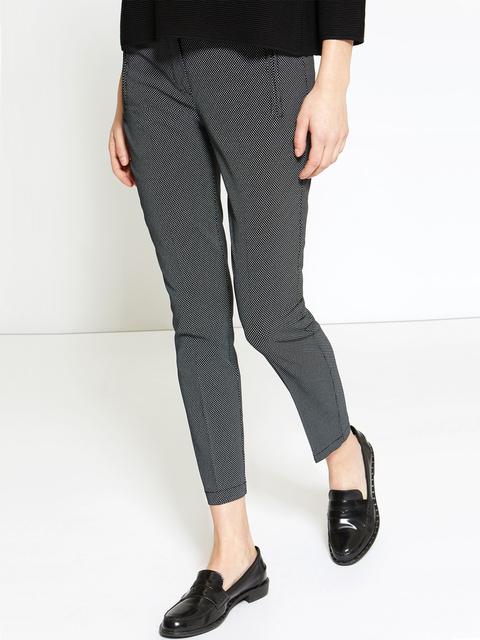 Pantaloni Skinny In Tessuto Jacquard Stretch