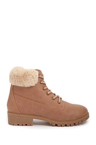 forever 21 lace up boots