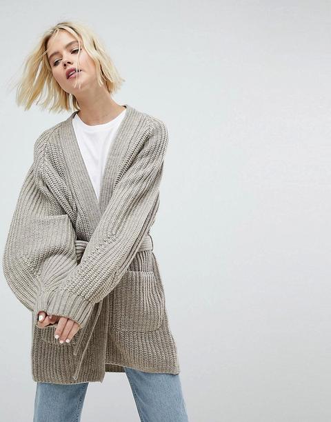 Weekday Ribbed Cardigan