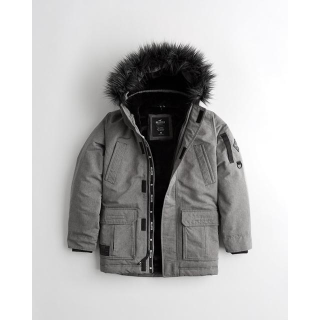 hollister fur lined jacket