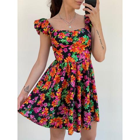 Dress Volant Floreale