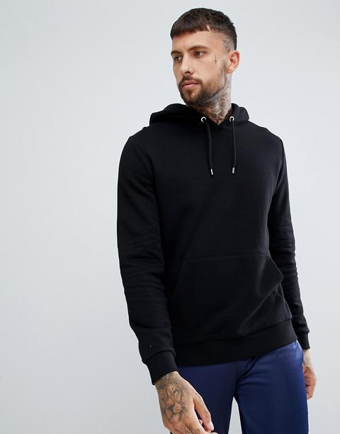 Asos Design Hoodie In Black