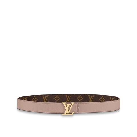 Ceinture Lv Initiales 30 Mm Réversible