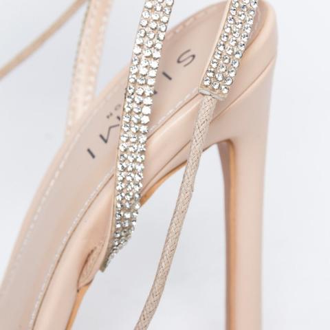 nude diamante shoes
