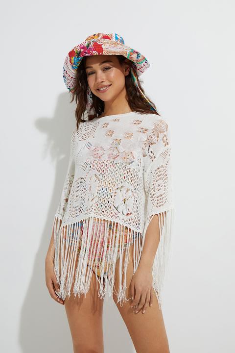 Jersey De Crochet Y Flecos