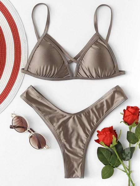 High Leg Bikini Set