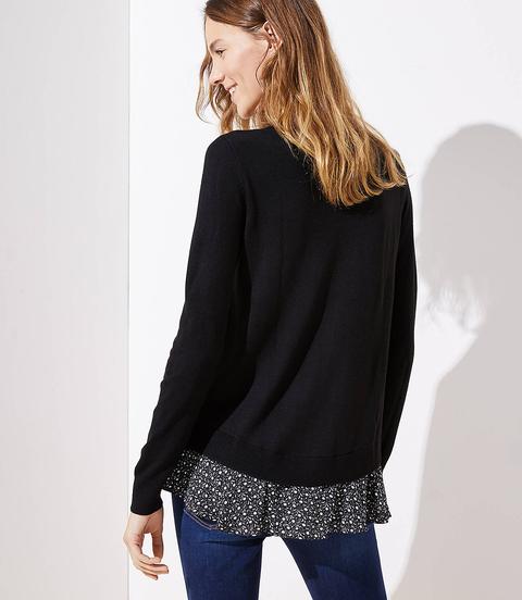 loft black sweater