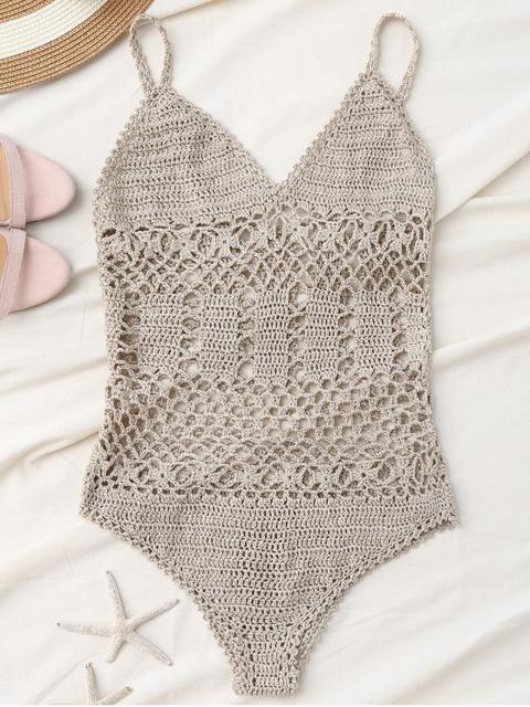 Cami Plunge Crochet Bodysuit