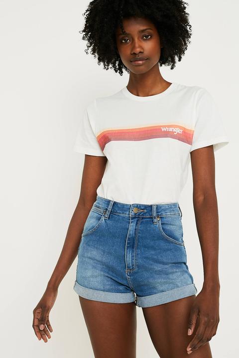Wrangler + Uo Pinup Denim Shorts - Womens Xs