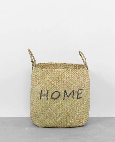 Cesto De Mimbre "home"
