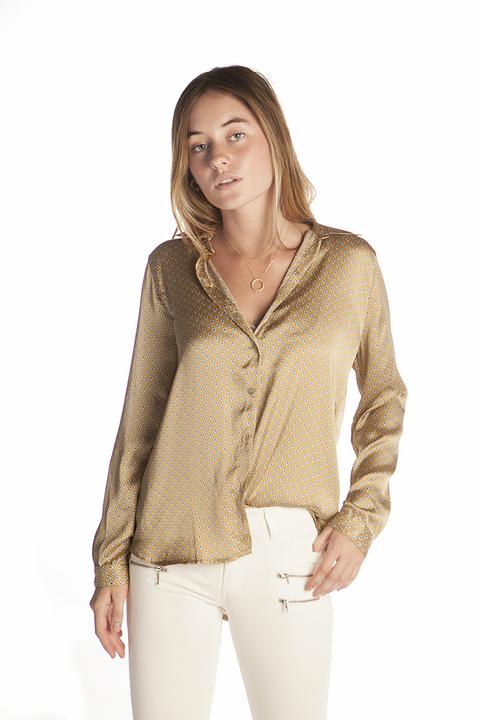 Camisa Pijamera Sienna Amarilla