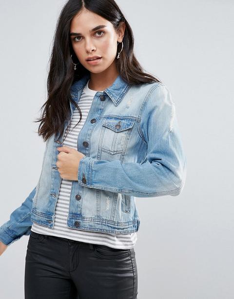 Vero Moda - Giacca Di Jeans - Blu