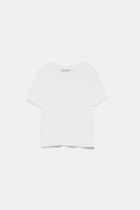 T-shirt Rib Perle