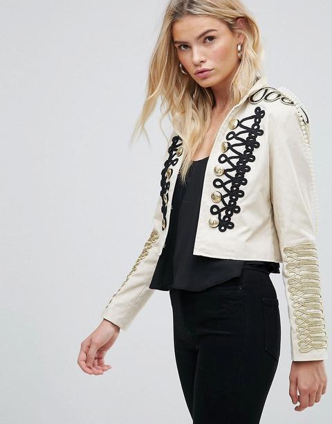 Chaqueta Con Ribetes Ajustados De Asos Premium