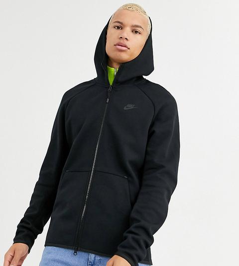Nike Tall Tech Fleece Hoodie In Black 