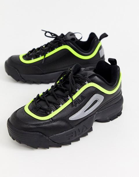 Zapatillas De Deporte Disruptor Premium De Fila-negro