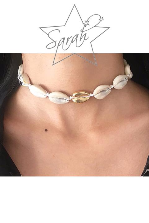 Choker Tahiti Con Conchiglia Gold