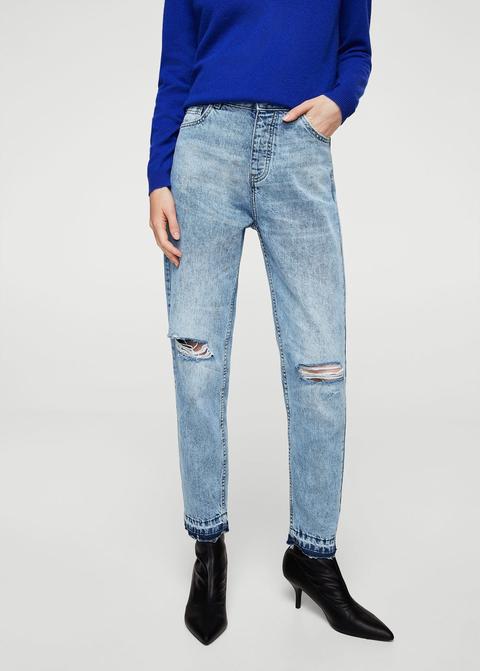 Jeans Relaxed Crop Mom