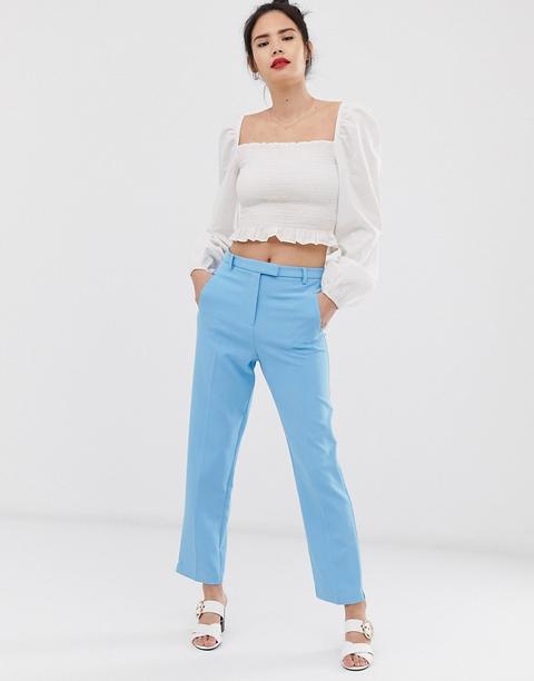 Miss Selfridge - Pantaloni A Sigaretta Blu - Blu