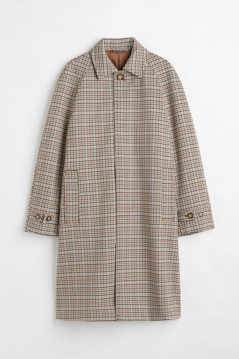 Twill Car Coat - Beige