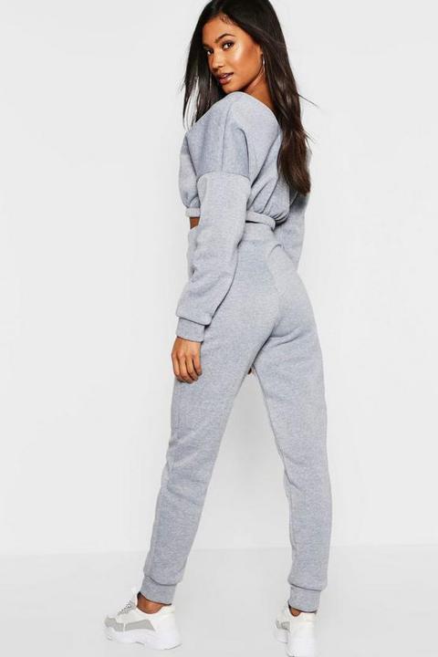 grey jogger set womens