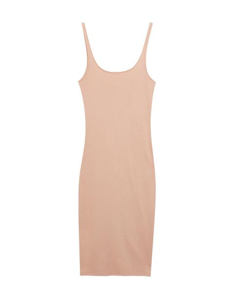 Vestito Midi Scollo Quadrato