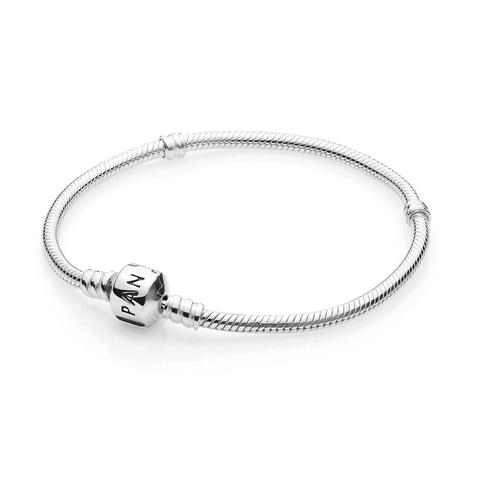 Moments Sterling Silver Charm Bracelet - Barrel Clasp