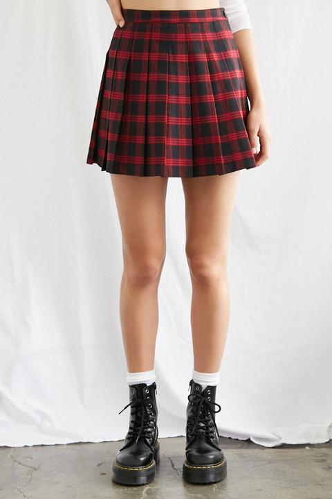 Plaid skirt forever outlet 21