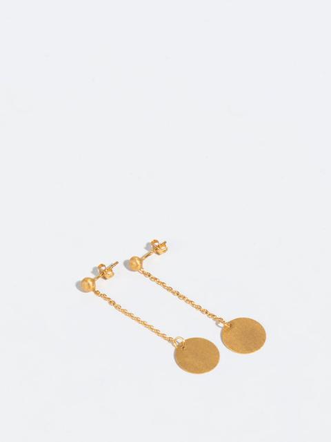 Pendientes 925 Sterling Silver & Gold Plated