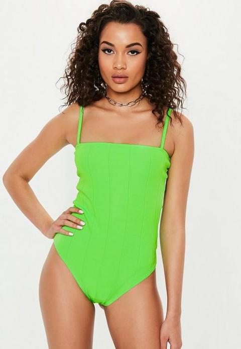 neon lime bodysuit