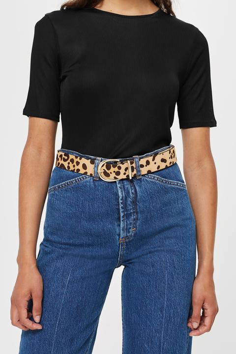 Womens Leopard Print Belt - True Leopard, True Leopard