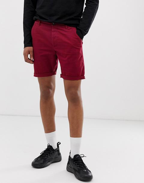 asos red shorts