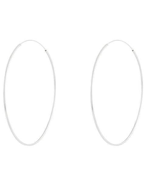 Sterling Silver Large Hoop Earrings