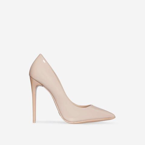 patent nude court heels