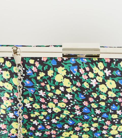 green clutch bag new look
