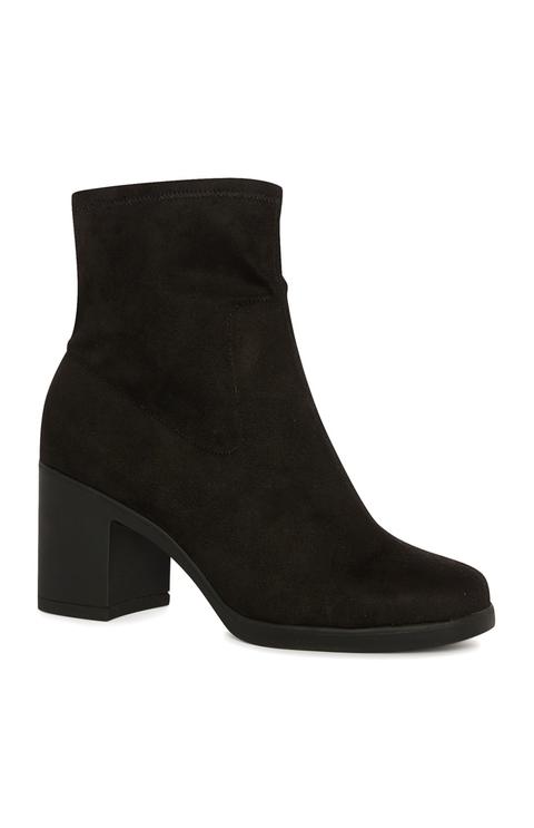 primark black suede boots