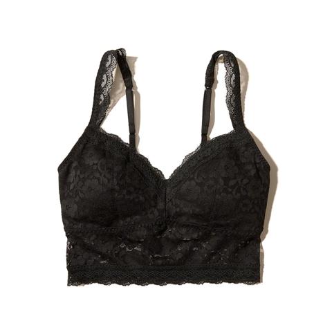 Lace Longline Bralette With Removable Pads