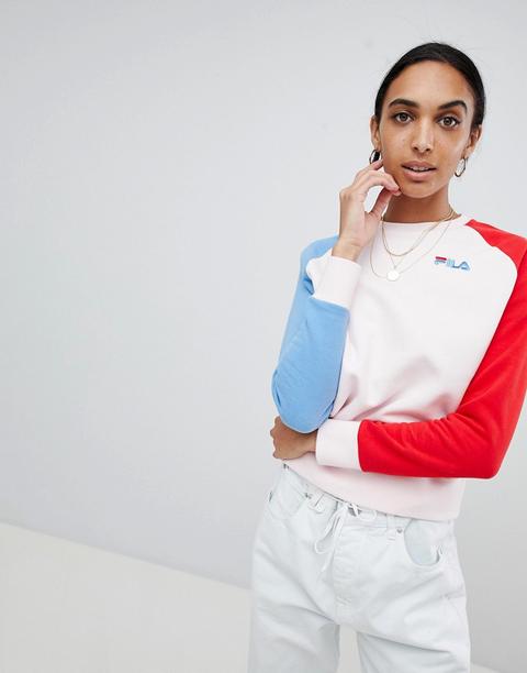 Sudadera Holgada Con Logo Bordado De Fila