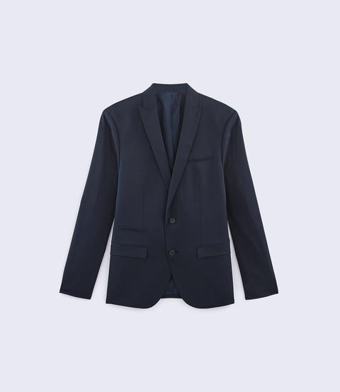 Veste De Costume Slim Laine Bleu Marine From Jules On 21 Buttons