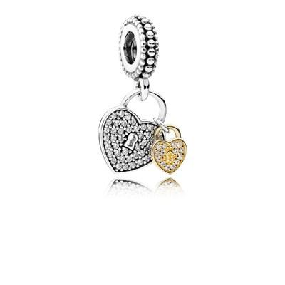Charm Pendente Lucchetti D'amore