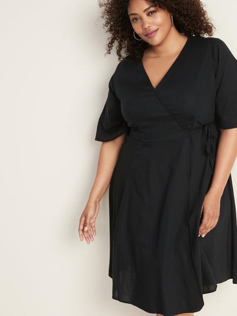 Old navy waist deals defined wrap dress